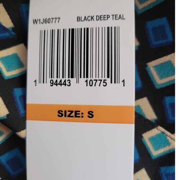 NWT Band of the Free Colette Teal Diamond Mini Skirt Women's S Mod‎ 60's Vibe - Picture 7 of 9